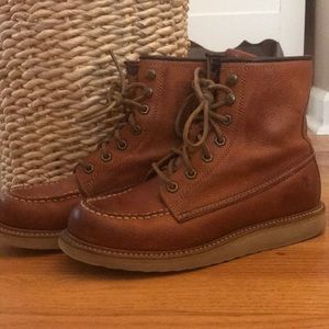 frye dakota wedge